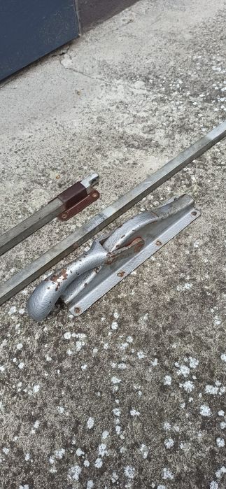 Rygiel do bramy plus stopery