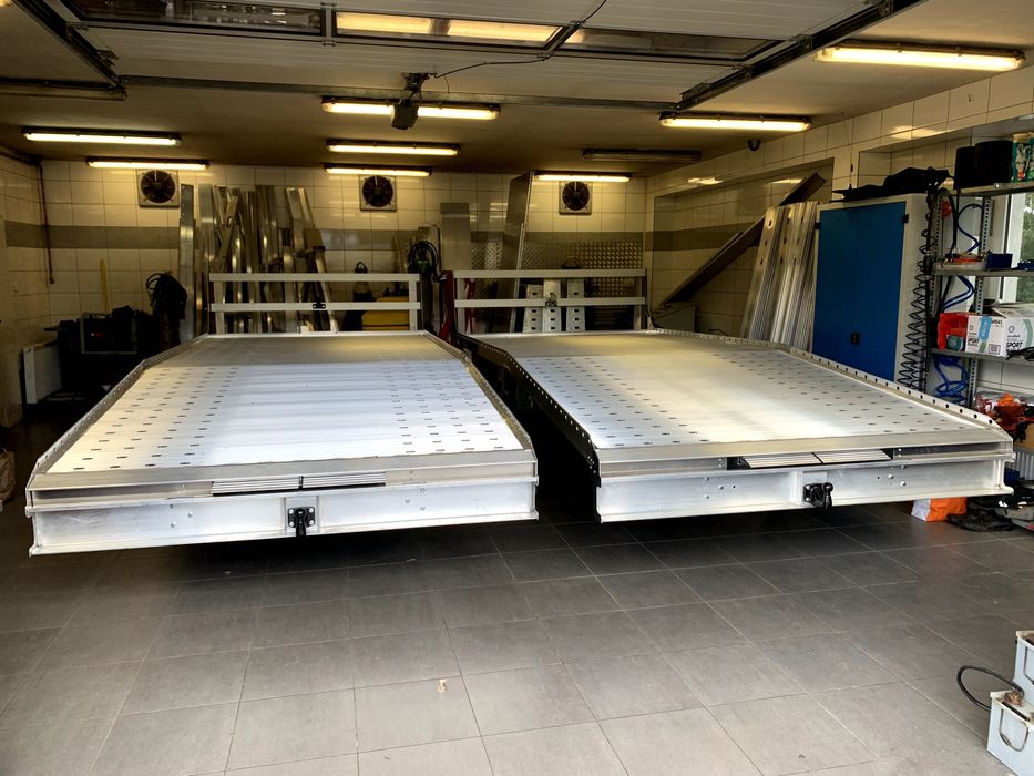 Zabudowa lawet najazd aluminium autolaweta Mercedes Fiat Renault Iveco