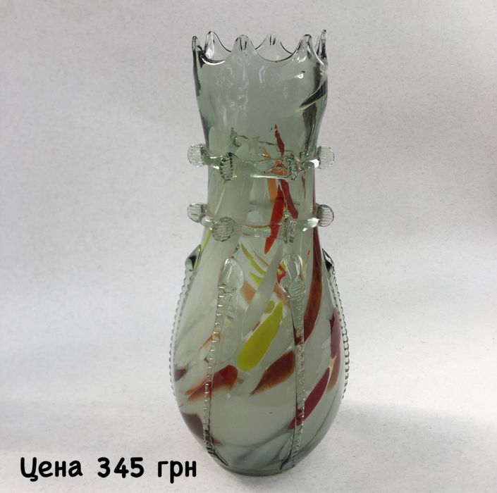 Ваза цветное стекло ссср