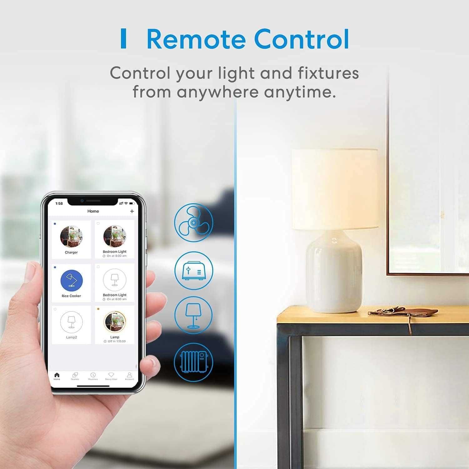 Inteligentne Gniazdko Wtyczka WIFI Siri Alexa Google SmartThings