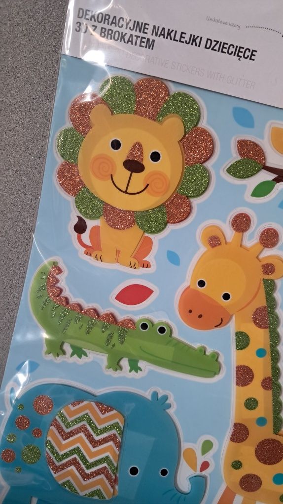 Smukee dekoracje ścienne naklejki 3D wróżki, kwiatki, zwierzątka