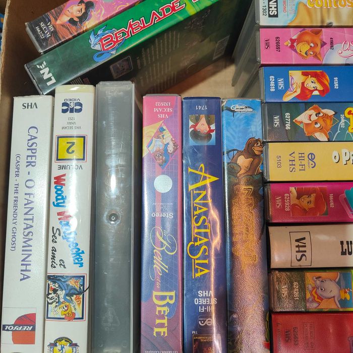 Lote Vhs Infantil 1 - Ver lista Abaixo - PROMOÇÂO 1 €