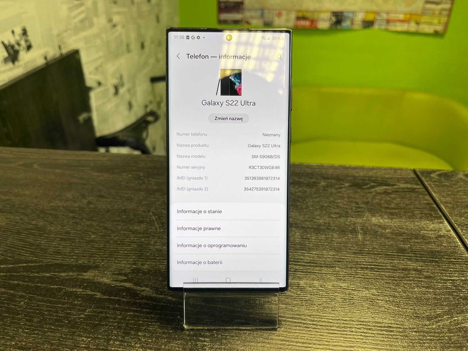 Samsung Galaxy S22 Ultra SM-S908B/DS – stan dostateczny