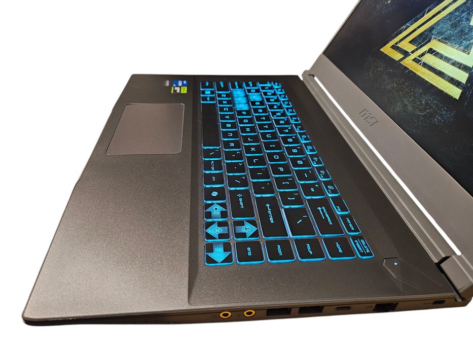 Laptop gamingowy MSI Thin RTX 3050 i5 12th SSD 512GB RAM 16GB