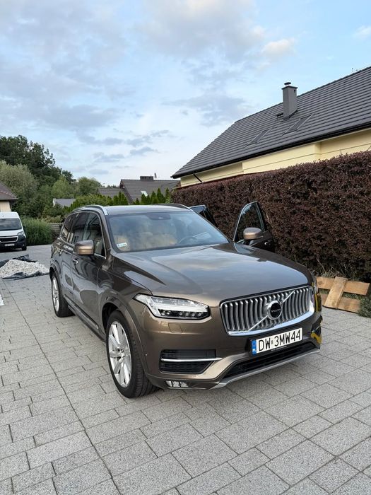 Volvo XC 90 VOLVO XC90 D5 AWD 235 KM Inscription SALON POLSKA Skóra+Grzane+Wentyl