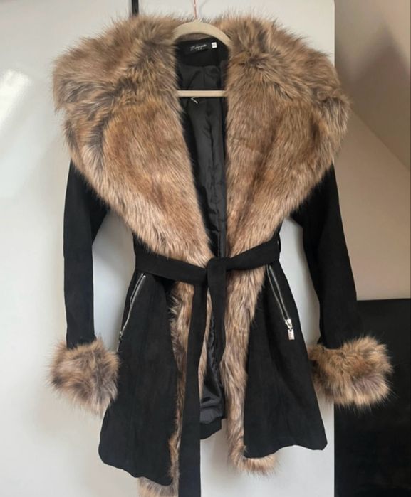 Płaszcz m sztuczne futro