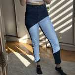 Skinny jeans granatowe rozmiar 40