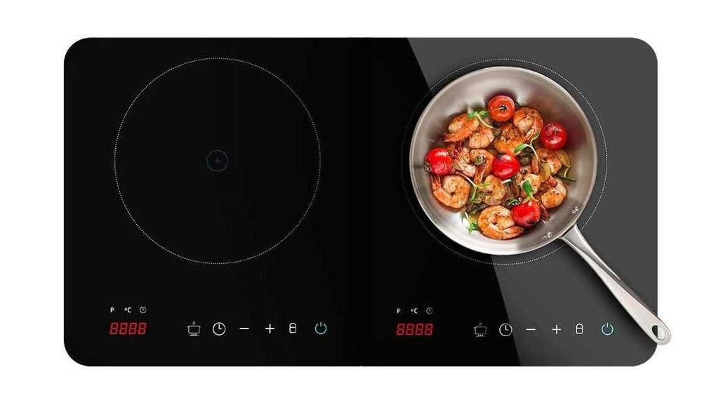 Placa Indução Portátil 2 Fogos Cecotec – Campismo e Uso Portátil e V2L