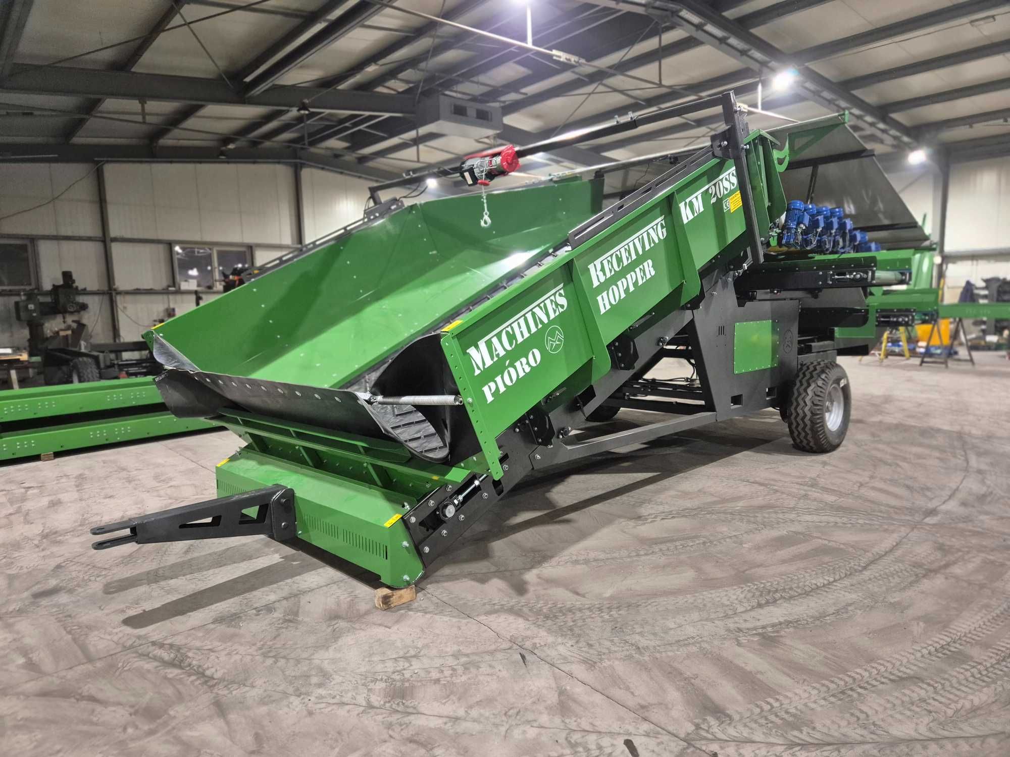 Kosz przyjęciowy KM20SS3 MACHINES PIÓRO 3 sorty 14 rolek OD RĘKI