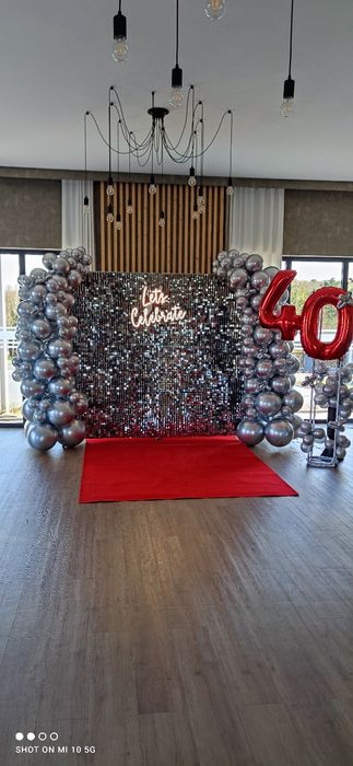 Ścianki foto, ścianki cekinowe, Chrzest, Komunia, Roczek, 18, urodziny