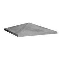 Daszki, czapy betonowe 4 spadowe 56 x 56 cm, na słupek 50 x50 cm