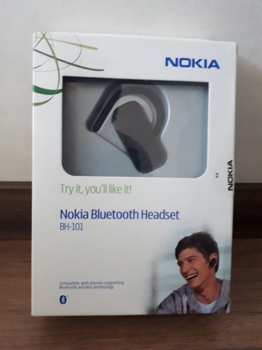 Беспроводная минигарнитура Nokia Bluetooth BH-101 (оригинал)