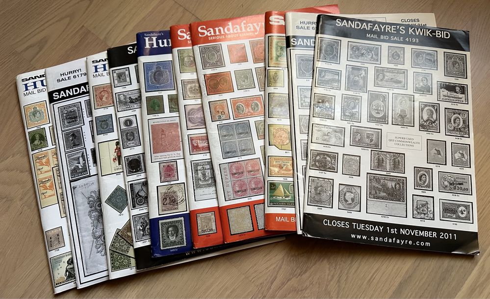 Каталог поштових марок 10 журналів