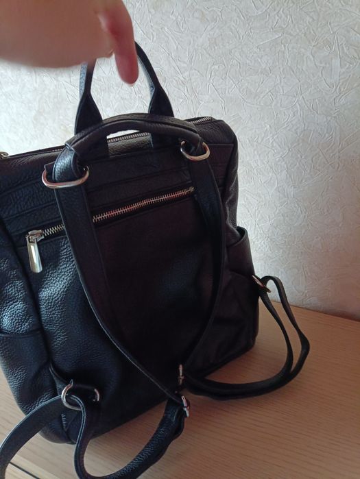 Рюкзак сумка шкіряна