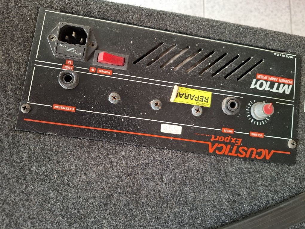 2 monitores de som de palco