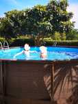 Piscina Bestway, desmontável, com acessórios.
