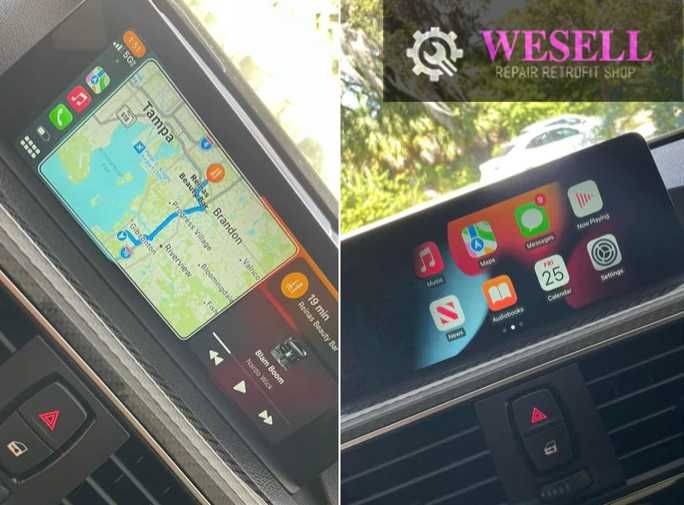 Активация FullScreen Carplay NBT EVO F30 F25 F15 F20 F32 BMW карплей