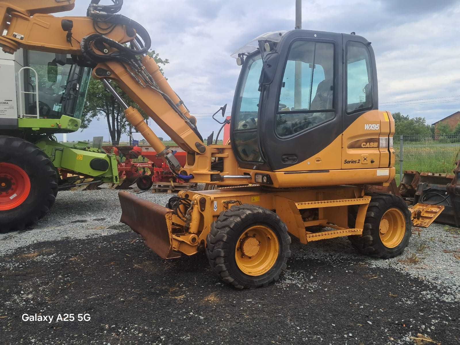 Koparka kołowa Case WX 95(Cat,Liebherr,Atlas),rok prod.2011