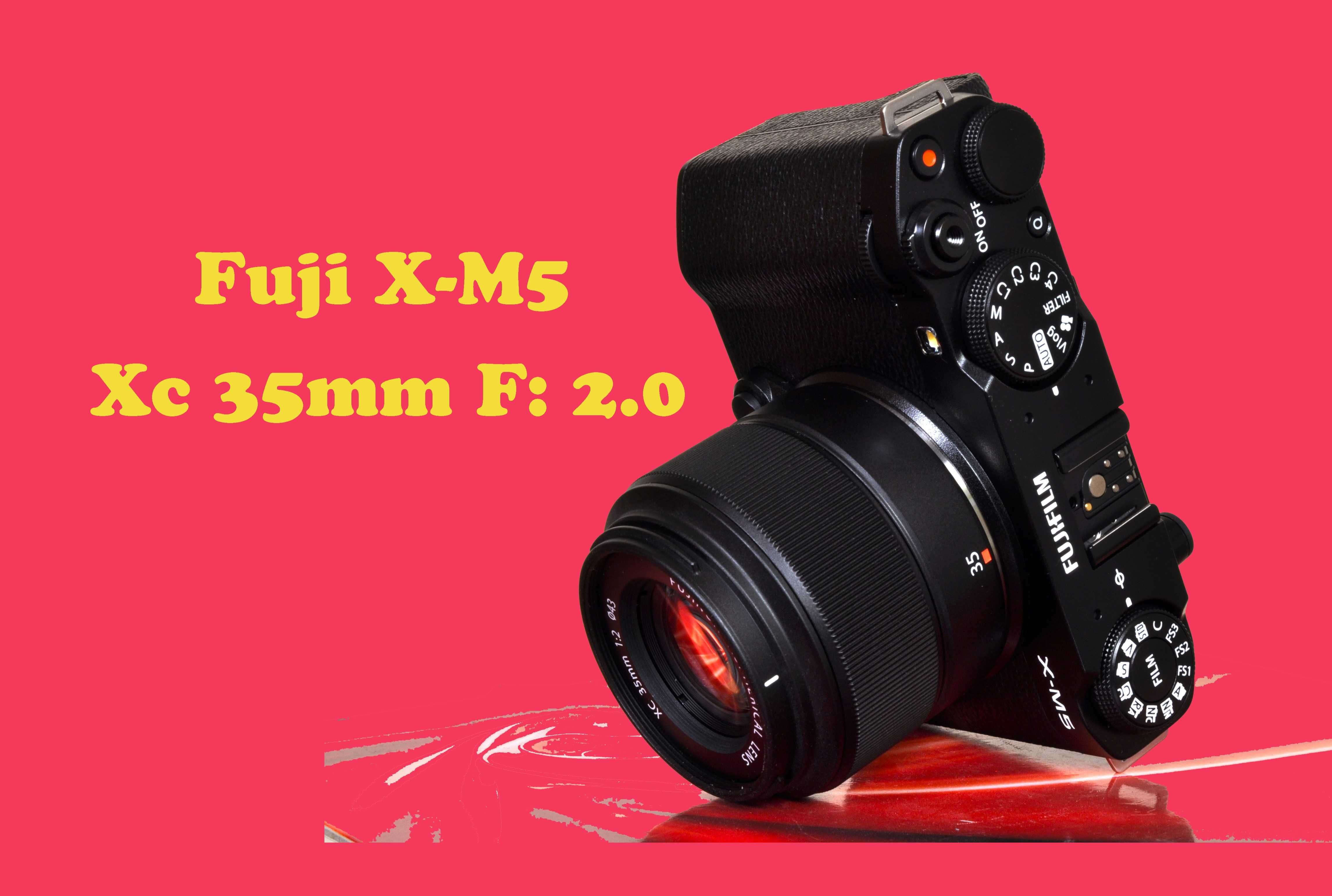 Fuji X-M5 + Fuji xc 35mm F: 2.0 Novo, fatura e garantia 3 anos PT