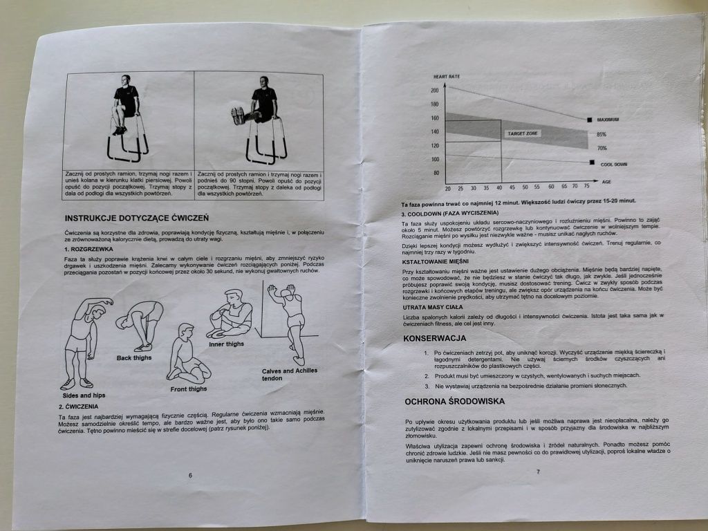 Poręcze do dipów bez pasków inSPORTline PU1200