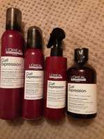 L'Oreal Curl Expression zestaw: pianka, mgiełka, spray, szampon