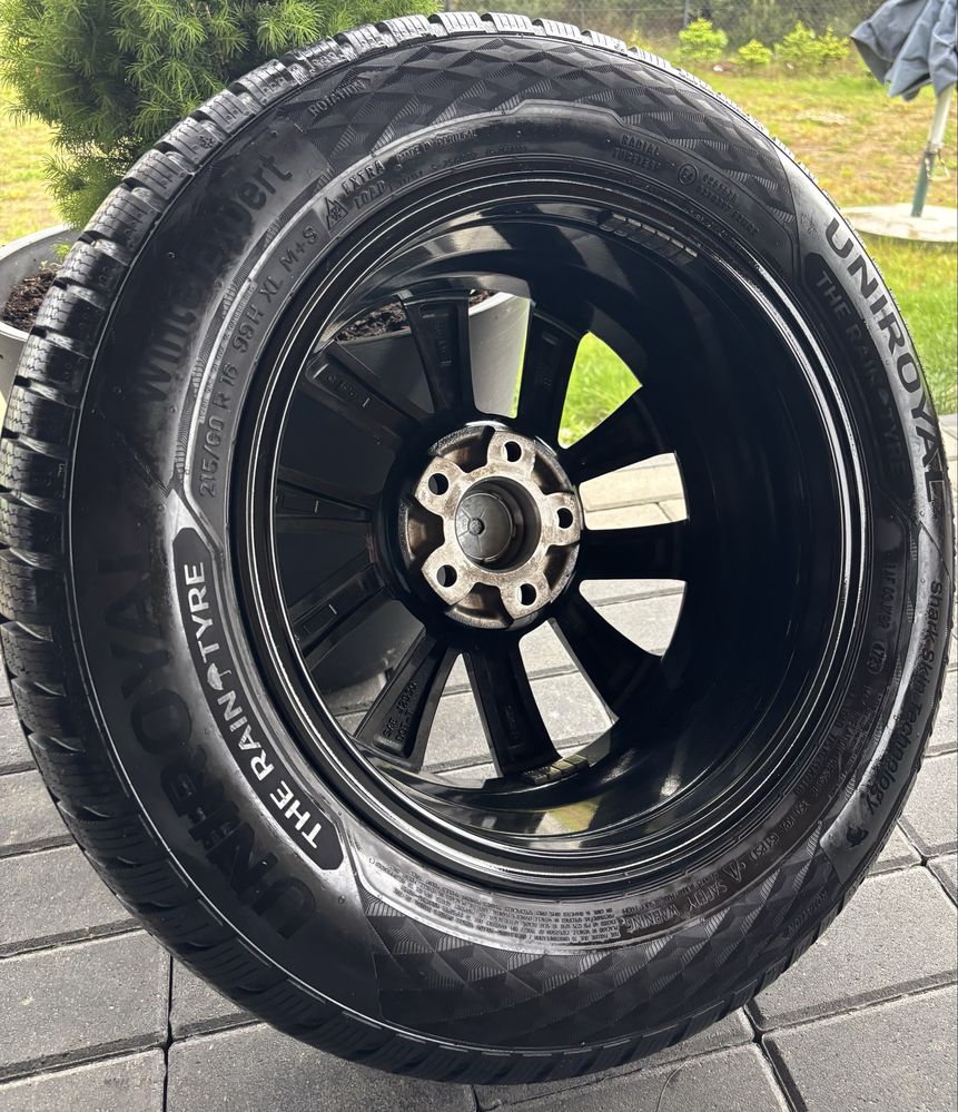 4 x opony zimowe z felgami Uniroyal WinterExpert 215/60 R16