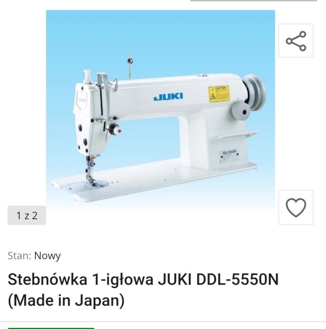 Stebnówka JUKI DDL - 555 ON