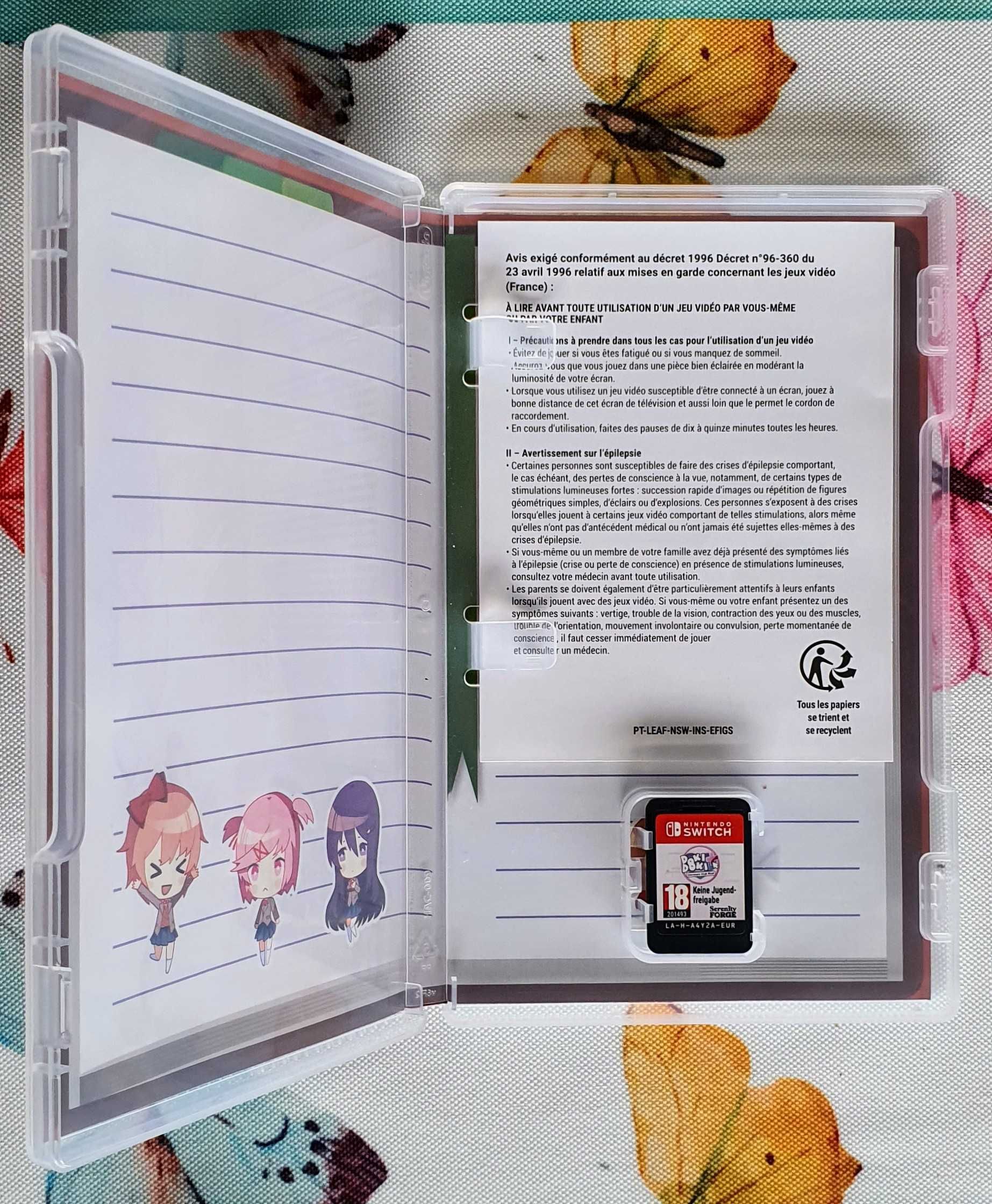Doki Doki Literature Club Plus Nintendo Switch gra visual novel