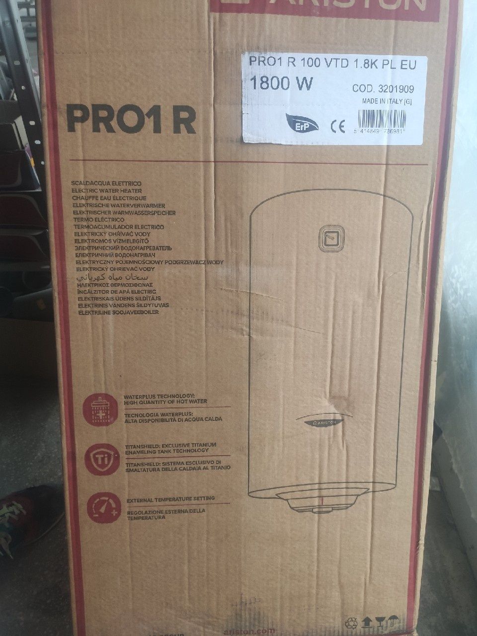 Bojler Ariston 100l pro1R