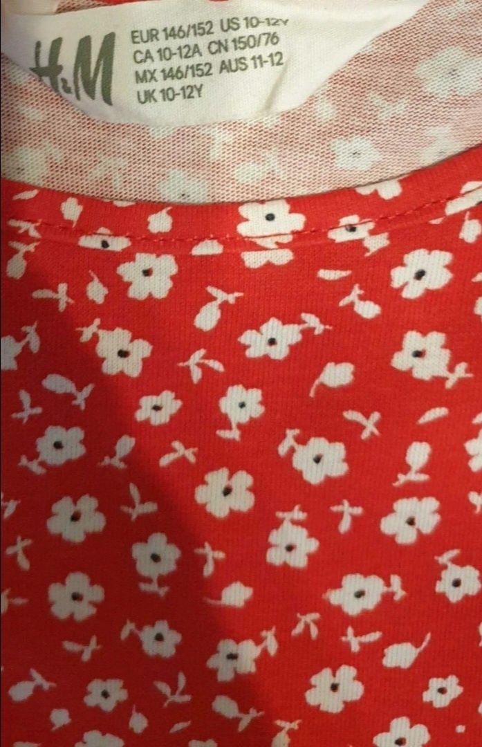 Suknia dziewczęca, H&M, rozm. 146/152