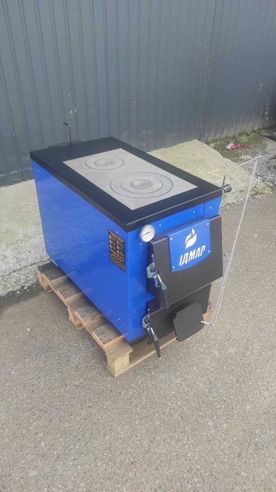 Оригінальний твердопаливний котел ІДМАР. Твердотопливный котёл.