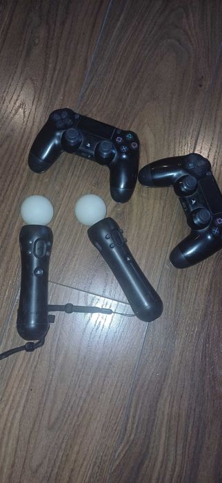 Ps4 gogle vr kierownica + 16 gier