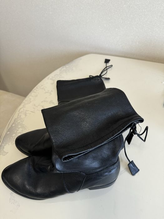 Шкіряні демісезонні чоботи