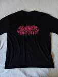 koszulka metalowa rock punk metal napis nadruk tshirt bluzka