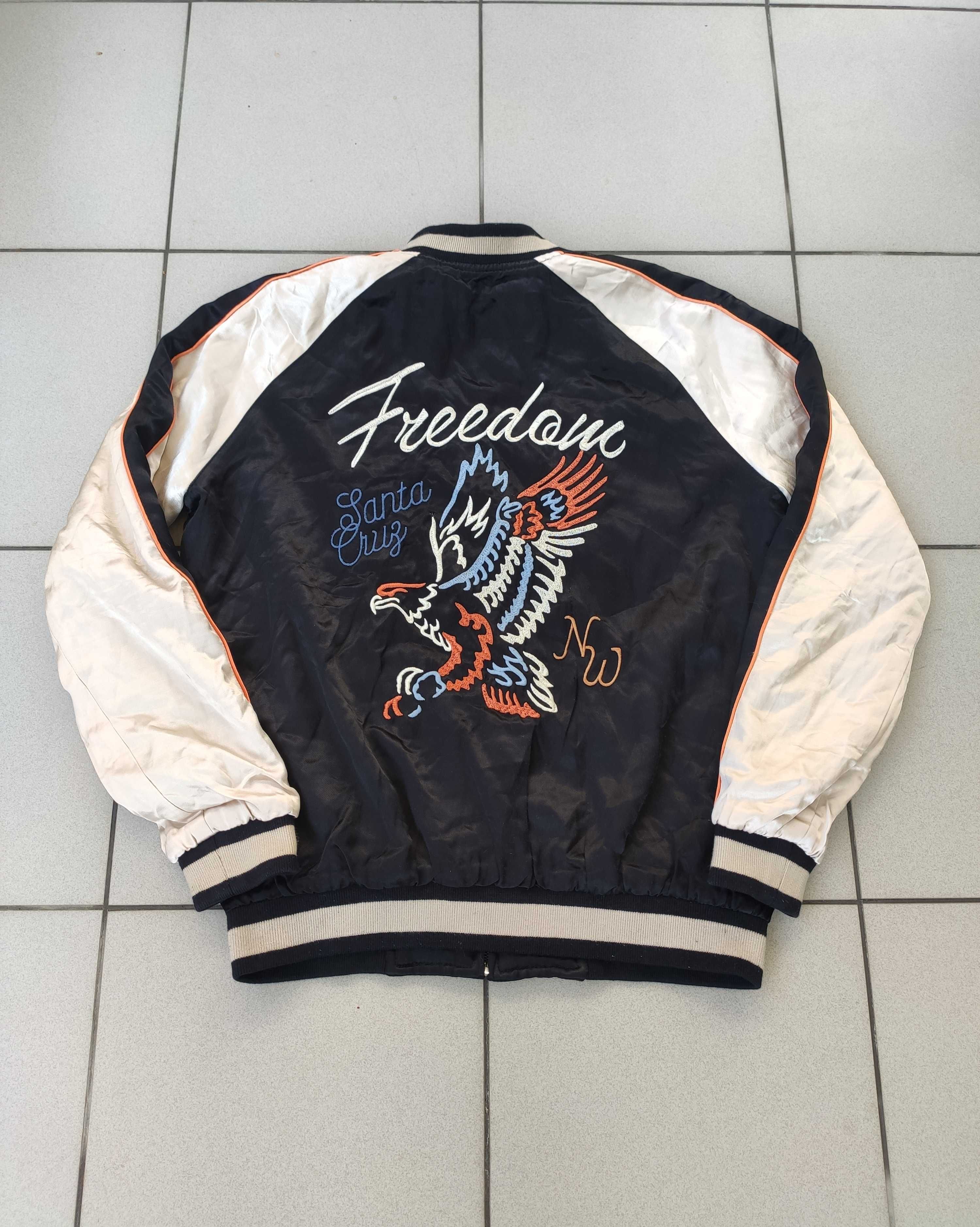Kurtka dwustronna bomber Eagle wzorzysta unisex r. S