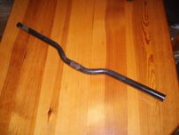 kierownica rowerowa stal lekko gięta dł 60 cm mostek 25 mm stan ok