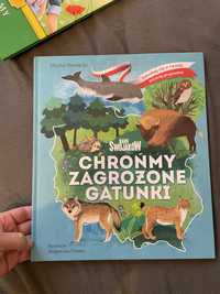 Książka o zwierzętach 6 do 15 lat Zagrozone Gatunki Gang Swojakow