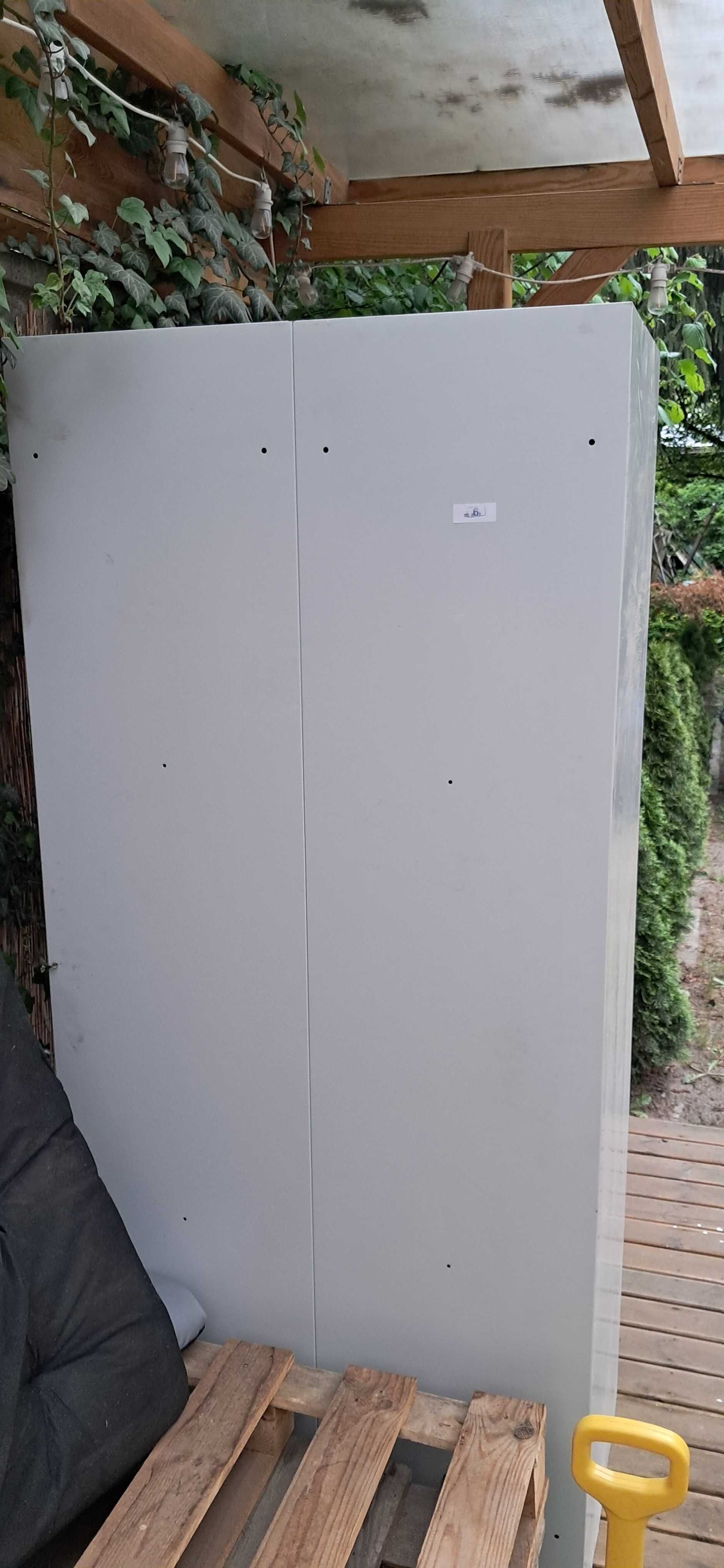 Szafka ubraniowa 2 komory 180x80x50 Regał magazynowy Szafki szatniowe