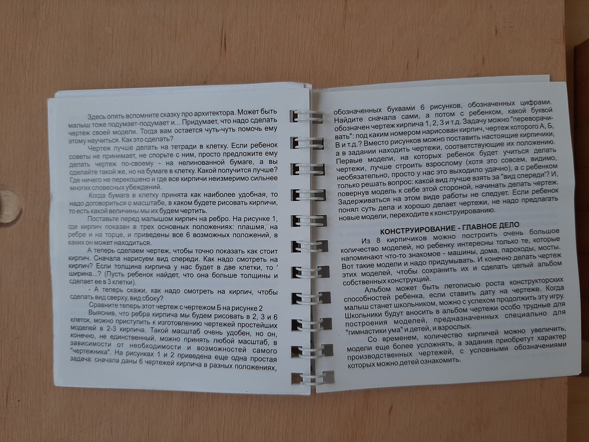 Деревянные кубики Никитина. Кирпичики. Основы черчения.