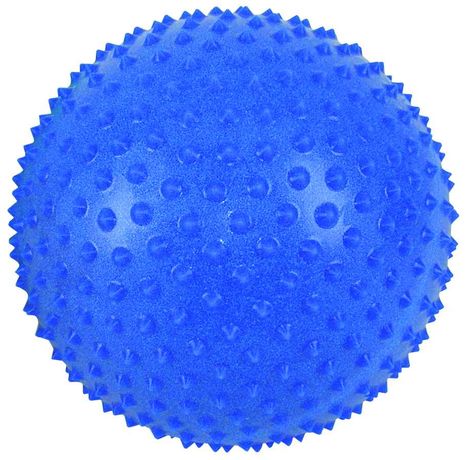 Piłka do ćwiczeń 75 cm niebieska z wypustkami