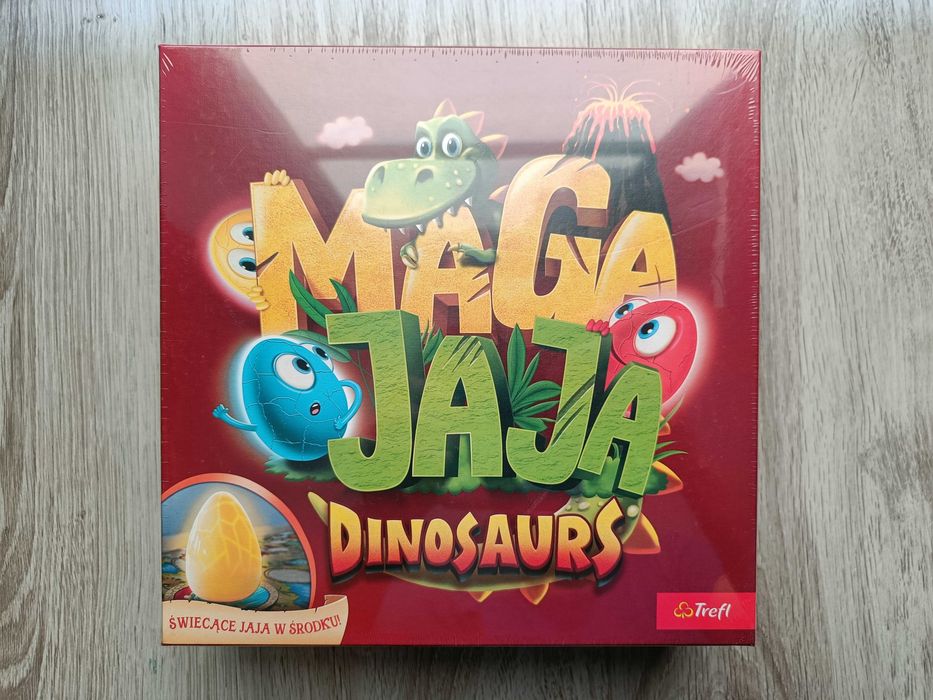 NOWA Gra Magajaja Dinozaury Maga jaja Dinosaurs TREFL zafoliowana