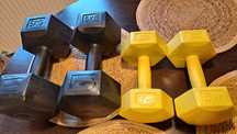 Hantle 2×5kg i 2×3kg