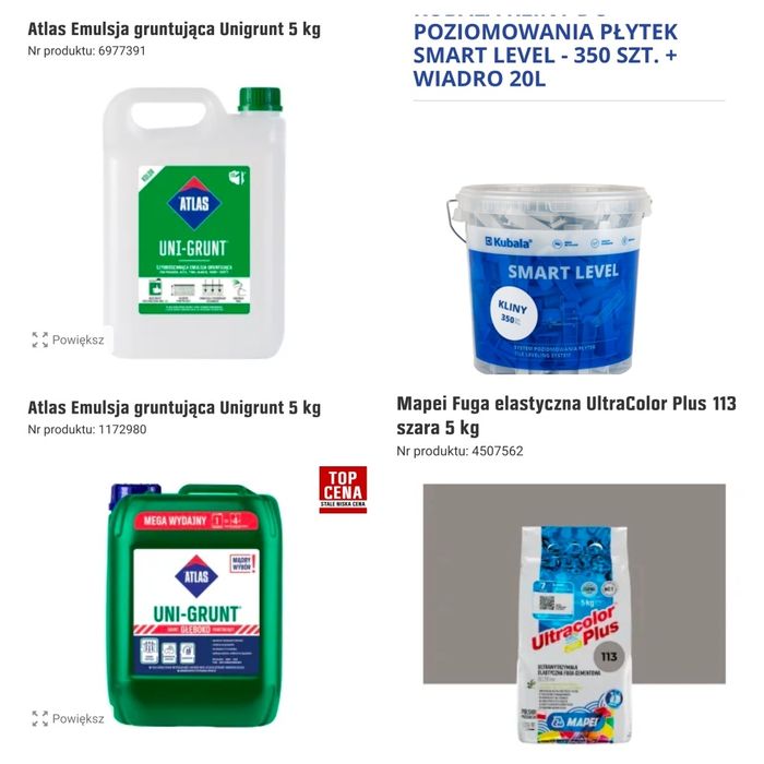 Materiały budowlane