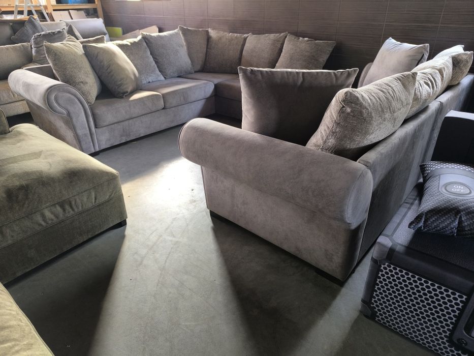 Narożnik i sofa bez funkcji spania