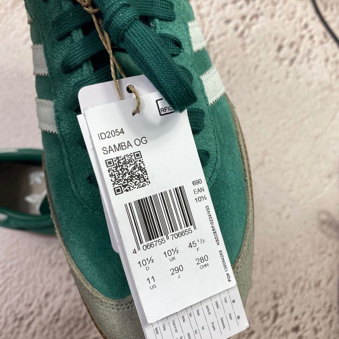 41 45 id2054 оригінал нові чоловічі кеди adidas samba og collegiate