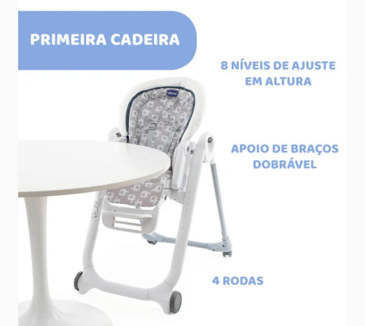 Chicco Polly progres 5 em 1 cadeira de papa