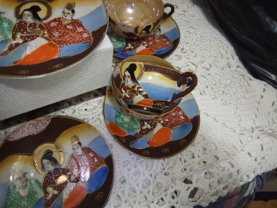 Serviço Porcelana Japonesa Muito Antigo