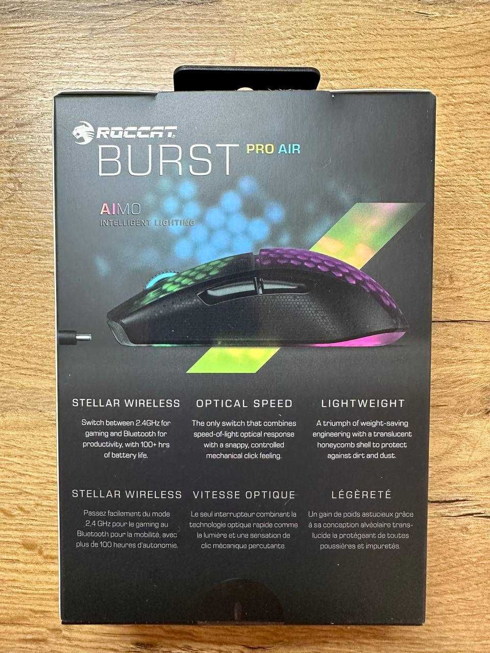 Мышь ROCCAT Burst Pro Air Black (ROC-11-430) Новые!