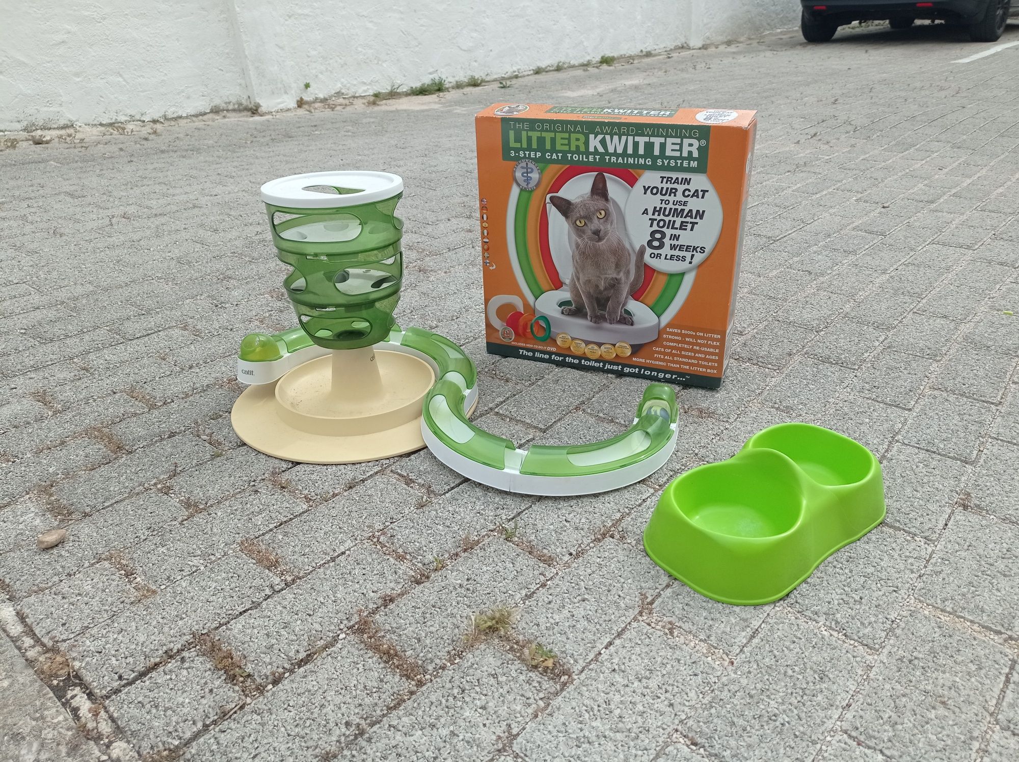 Pack 3 utilitários para gatos - Catit senses + Litter kwitter