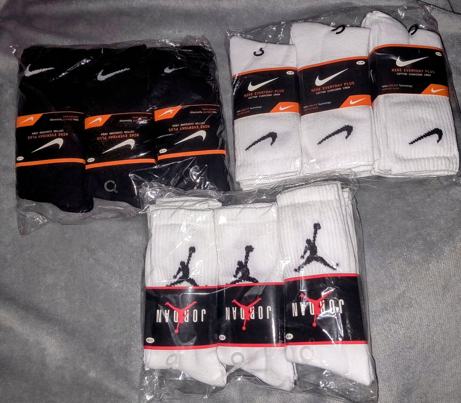 Skarpetki Nike  i Jordan